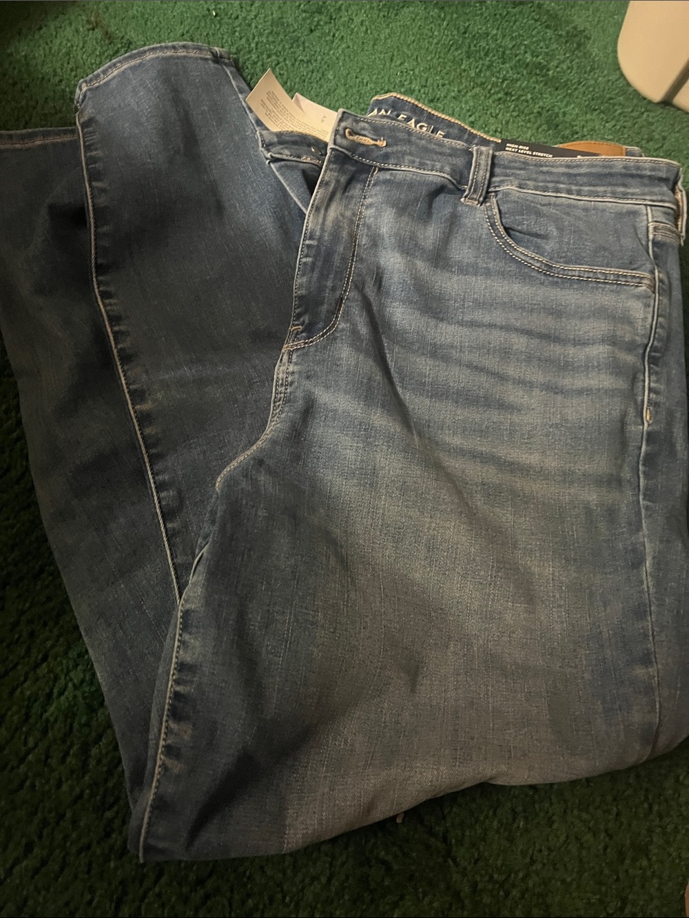 American Eagle Outfitters women's Light Blue Straight Jeans